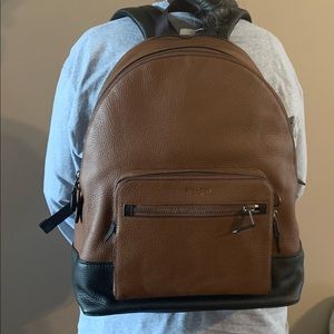 Coach Leather Backpack